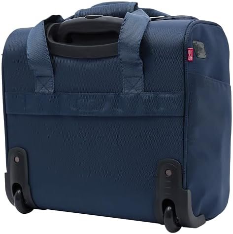 TPRC Smart Under Seat Carry-On Luggage with USB Charging Port, Navy Blue, Underseater 15-Inch - Image 7