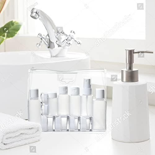 Conair Travel Sized Toiletries, TSA Approved Travel Bottles, Travel Sized Bottles by Travel Smart, 13 Piece Set - Image 5