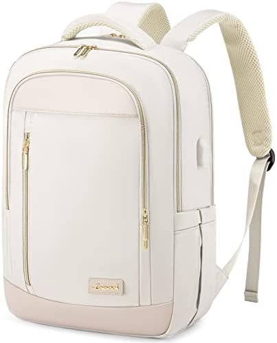 LOVEVOOK Laptop Backpack for Women, Business Travel Backpacks Purse, Daily Computer Bag for Work, Stylish Teacher Office Daypack, 15.6 inch