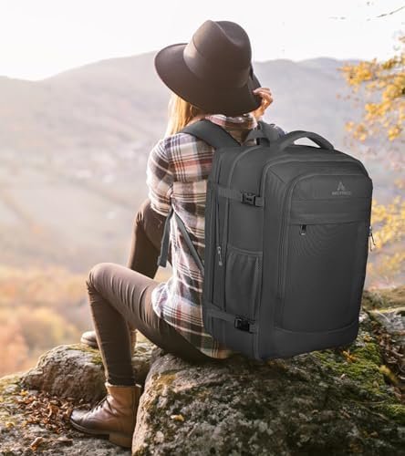 Travel Backpack, Extra Large Backpack, Carry On Backpack, Expandable Airline Approved Water Resistant Business Luggage Suitcase Daypack Bag Fits 17 Inch Laptops, Travel Gifts for Men Women, Black - Image 7