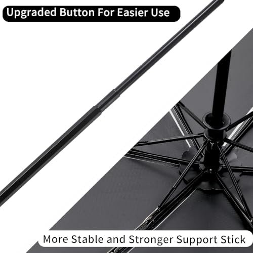 GAOYAING Small Mini Umbrella For Travel With Case, Automatic Compact UV Umbrella Protection Sun, Lightweight Portable Parasol Sun&Rain Umbrellas - Image 3
