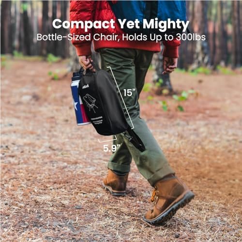 UltraPort 2-CinchLock Camping Chairs, Portable Lightweight Camping Chair, Backpacking Chair -The 1th Generation, Ultralight Chairs - Image 2