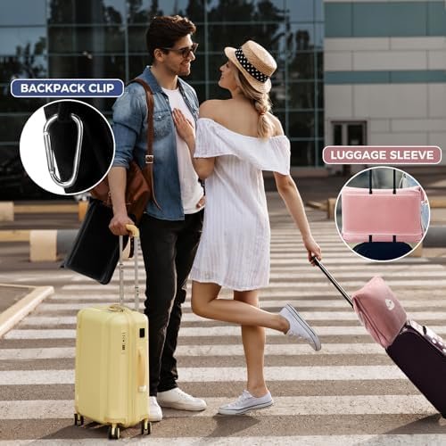 Travel Blanket Pillow with Pockets, Airplane Blanket Set, Plane Blanket Compact Packable, Flight Essentials Car Pillow - Travel Essentials Gift for Women and Men on Airplanes - Black - Image 7