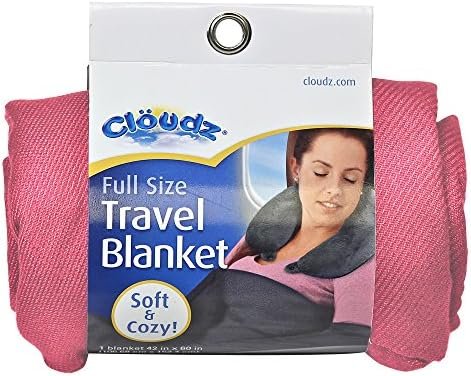 Cloudz Compact Travel Blanket - Light Pink