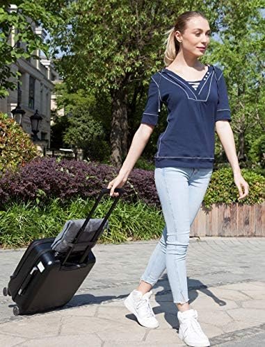 BlueHills Premium Soft Travel Blanket Pillow Airplane Flight Blanket Throw Bag Pillowcase Compact Large Blanket 2 in 1 Combo Warm Traveling Plane Essentials Portable Gifts Lightweight Grey Gray T007 - Image 6