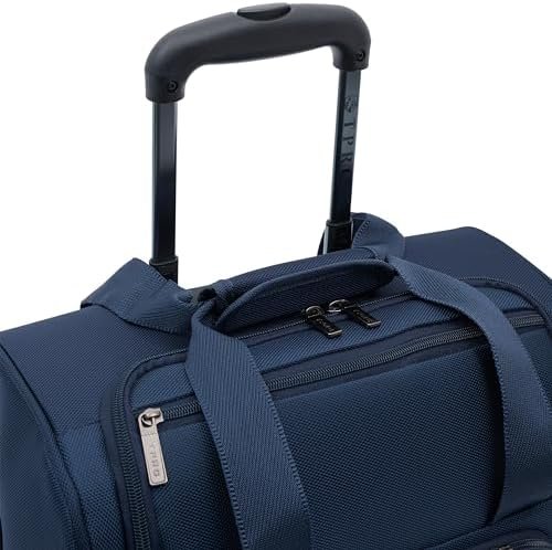 TPRC Smart Under Seat Carry-On Luggage with USB Charging Port, Navy Blue, Underseater 15-Inch - Image 3