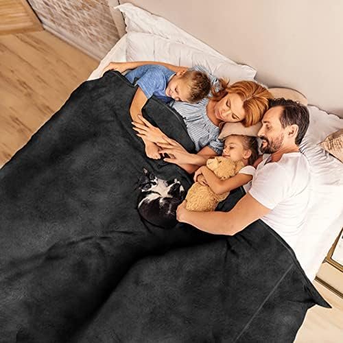 Oversized Blanket 120x120 Inches, Giant Huge Blanket 10'x10' Blanket for Bed, Sofa,Travel and Camping, Extra Large Big Soft Blanket Fits The Whole Family and Outdoor, Dark Grey 10x10 Blanket - Image 3