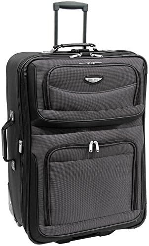 Travel Select Amsterdam Expandable Rolling Upright Luggage, Gray, 4-Piece Set - Image 2