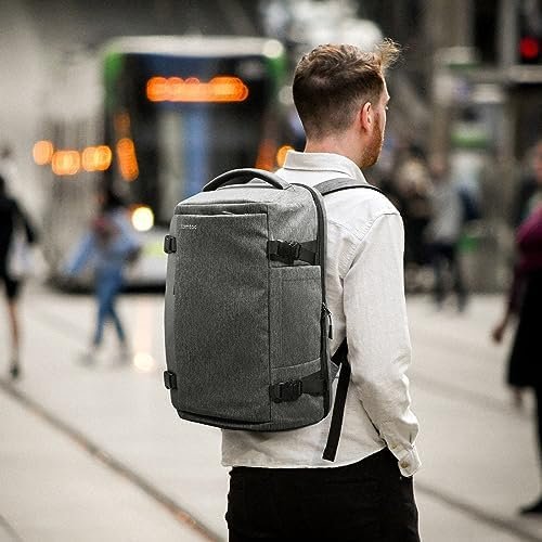tomtoc Travel Backpack 40L, TSA Friendly Flight Approved Carry-on Luggage Hand Backpack, Water-resistant Lightweight Business Rucksack, Durable Large Weekender Bag Daypack Fits 17.3 Inch Laptop - Image 7