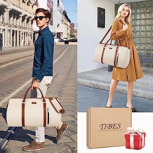 Convertible Garment Duffel Bag for Travel - Carry On Garment Bags With Toiletry Bag Large Weekender Bag for Men Women 2 in 1 Hanging Suitcase Suit Travel Duffel Overnight Bags 4pcs Set - Image 7