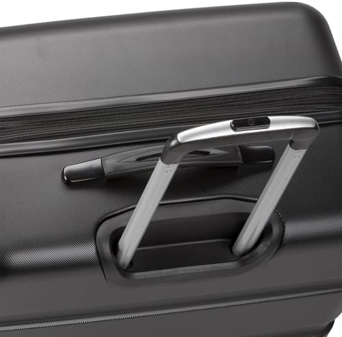 SwissGear 7366 Hardside Expandable Luggage with Spinner Wheels, Black, Checked-Medium 23-Inch - Image 8
