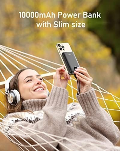 VEEKTOMX Mini Power Bank 10000mAh, 22.5W Fast Charging Small Portable Charger with PD 3.0 & QC 3.0,USB C Slim Lightweight iPhone Charger, Dual Output Compatible with iPhone, Samsung,Travel Must Haves - Image 7