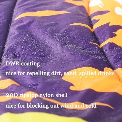 Camping Blanket, Puffy Waterproof Travel Blanket, Warm Cozy Picnic Blanket, for Outdoors, Travel, and Mountain.(Mountain, 78" x 56") - Image 5