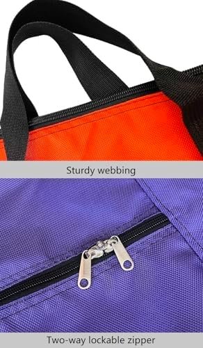 Extra Large Storage Duffle Bag with Zippers and Handles, Big Foldable Duffle Bag for Travel - Image 4