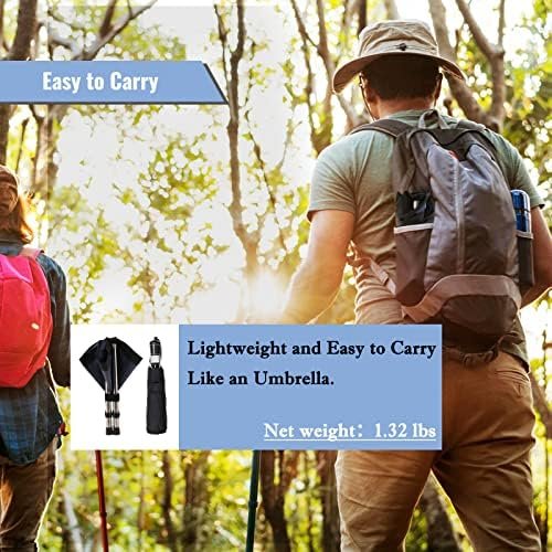 Camping Stool,Small Folding Chair,13.8" Lightweight Folding Stool Compact Backpacking Stool with Carry Bag - Image 3