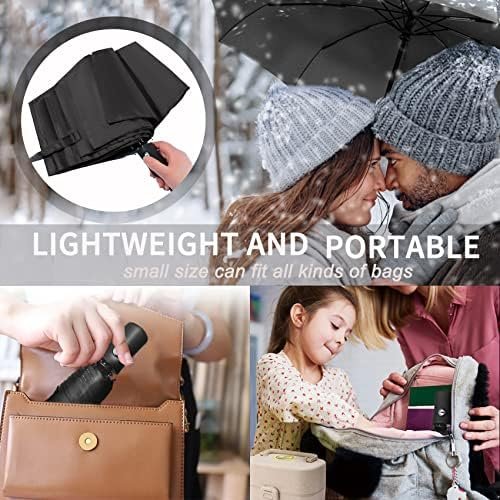 SIEPASA Windproof Travel Compact Umbrella-Automatic Umbrellas for Rain-Compact Folding Umbrella, Travel Umbrella Compact, Small Portable Windproof Umbrellas for Men Women Teenage. - Image 6