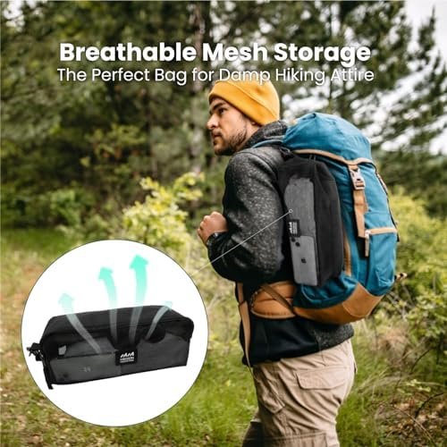 UltraPort Portable Camping Chair, Lightweight Foldable Chair, Ultralight Backpacking Chair for Outdoor Camp, Hiking, Travel, Beach, and Picnic - Compact Design (Black) - Image 7