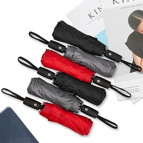 Portable Travel Umbrella: Windproof, Compact, and Folding Design - Heavy Duty, Automatic Open Close, Collapsible - Rain & Wind Resistant - Ideal for Car, Backpack, Men, Women. (42in/46in) - Image 6