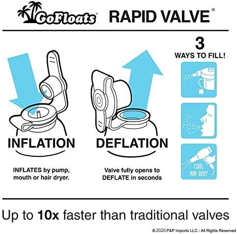 GoFloats AirWedge Inflatable Beach Chair - Relax with The Comfort of Air (2-Pack) - Image 6