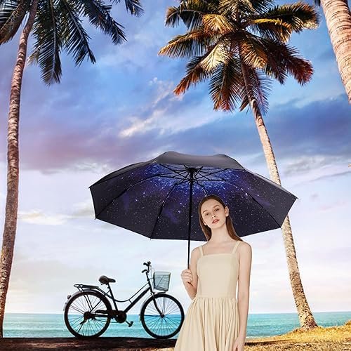 Goothdurs Compact Travel Umbrella Windproof Portable Folding Automatic Umbrellas - Image 3