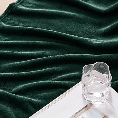 Exclusivo Mezcla Extra Large Fleece Throw Blanket for Couch, Sofa, 300GSM Super Soft and Warm Blankets, Forest Green Throw All Season Use, Cozy, Plush, Lightweight, 50x70 Inches - Image 7