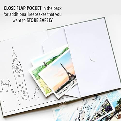 DUNCAN & STONE PAPER CO. Travel Journal for Women, Men (Sage Green, 110 Pages) – Adventure Journal to Record Trip Memories – Travel Diary Journal - Travel Notebook Journal - Image 5