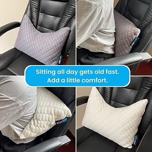 Sidney Sleep Mini Travel Size Neck Pillow - Knee Pillow - Back Lumbar Support - Curved Mini Bed Pillow - 14 x 19 Inches - Adjustable Loft - Washable - Drawstring Backpack Included - Image 5