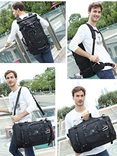 KAKA Travel Backpack, Carry On Backpack Durable Convertible Duffle Bag Fit for 15.6 Inch Laptop for Men and Women(Medium 35L) - Image 7