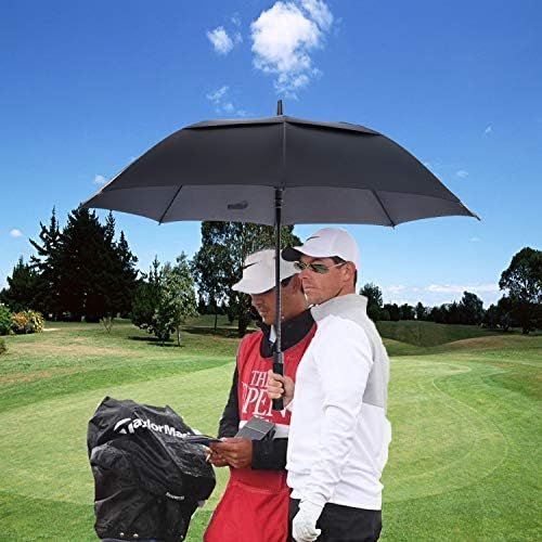 MRTLLOA 54/62/68/72 Inch Automatic Open Golf Umbrella, Extra Large Oversize Double Canopy Vented Windproof Waterproof Stick Umbrellas for Rain - Image 5