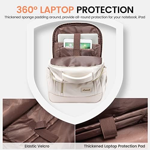 LOVEVOOK Laptop Backpack for Women, Business Travel Backpacks Purse, Daily Computer Bag for Work, Stylish Teacher Office Daypack, 15.6 inch - Image 5