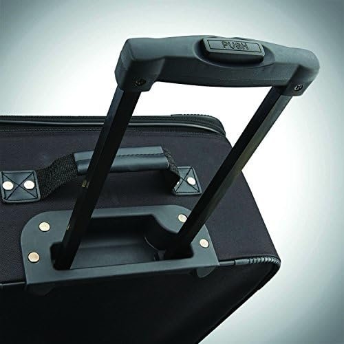 American Tourister Fieldbrook XLT Softside Upright Luggage, Black, 4-Piece Set (BB/WD/21/25 UP) - Image 6