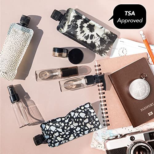 Kitsch 11 Pack Travel Bottles for Toiletries - TSA Approved Refillable Leak Proof Travel Size Containers | Travel Essentials Kit | Travel Bottles Set for Shampoo, Conditioner & Lotion - Image 5