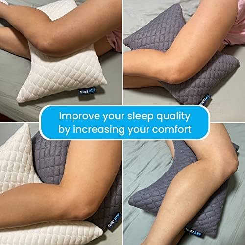 Sidney Sleep Mini Travel Size Neck Pillow - Knee Pillow - Back Lumbar Support - Curved Mini Bed Pillow - 14 x 19 Inches - Adjustable Loft - Washable - Drawstring Backpack Included - Image 4