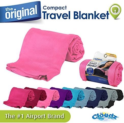Cloudz Compact Travel Blanket - Light Pink - Image 2
