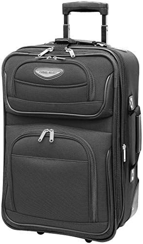 Travel Select Amsterdam Expandable Rolling Upright Luggage, Gray, 4-Piece Set - Image 5