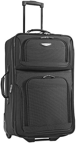 Travel Select Amsterdam Expandable Rolling Upright Luggage, Gray, 4-Piece Set - Image 4