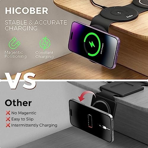 3 in 1 Charging Station for Apple Multiple Devices, Foldable Travel Wireless Charger 18W for iPhone 16 15 14 13 Pro Max Plus &Apple Watch Series/Airpods - Image 3