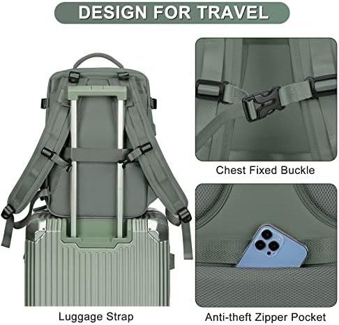 coofay Travel Backpack For Women Men Airline Approved Carry On Backpack Flight Approved Waterproof Sports Luggage Backpack Casual Daypack Small Hiking Backpack - Image 7