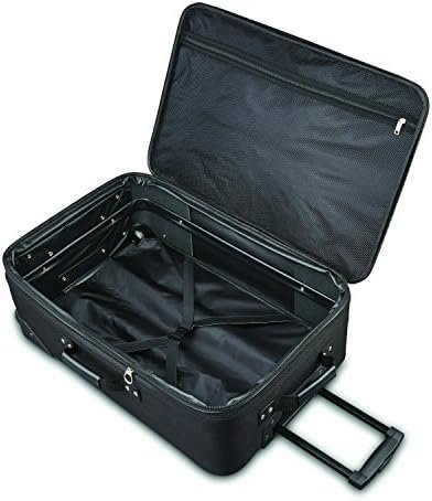 American Tourister Fieldbrook XLT Softside Upright Luggage, Black, 4-Piece Set (BB/WD/21/25 UP) - Image 4