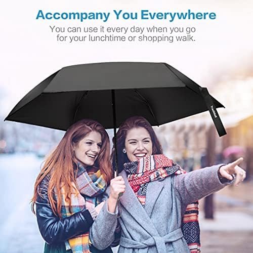 TradMall Mini Travel Umbrella, Portable Lightweight Compact Parasol with 95% UV Protection for Sun & Rain - Image 6