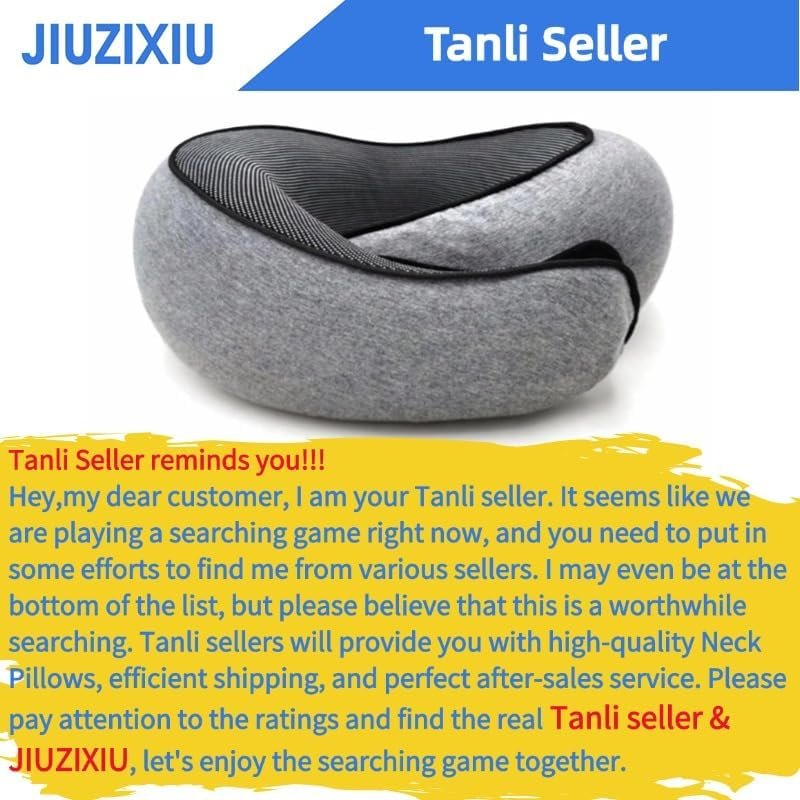 Travel Pillow,Neck Pillow,100% Pure Memory Foam,Comfortable Breathable,Stowable,360° Travel Neck Pillows for Sleeping, Car, Airport - Image 2