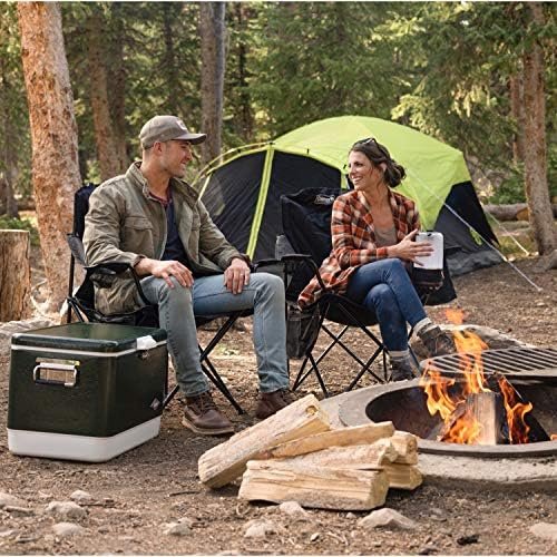 Coleman Portable Camping Chair with 4-Can Cooler, Fully Cushioned Seat and Back with Side Pocket and Cup Holder, Carry Bag Included, Collapsible Chair for Camping, Tailgates, Beach, and Sports - Image 9