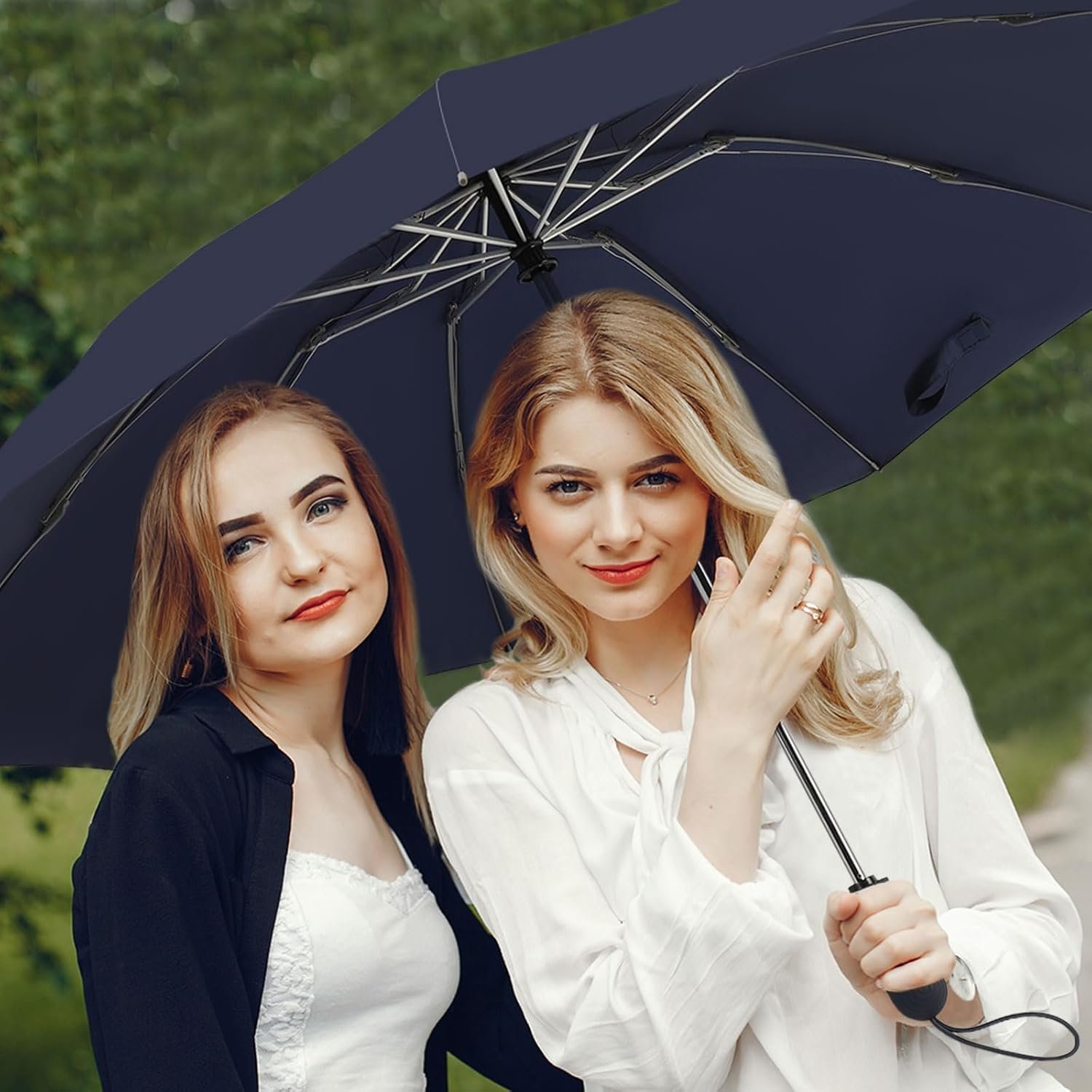Umbrella Travel Large Windproof Inverted Umbrellas for Rain Portable Automatic Small Compact Reverse Folding Umbrellas for Women Men - Image 8